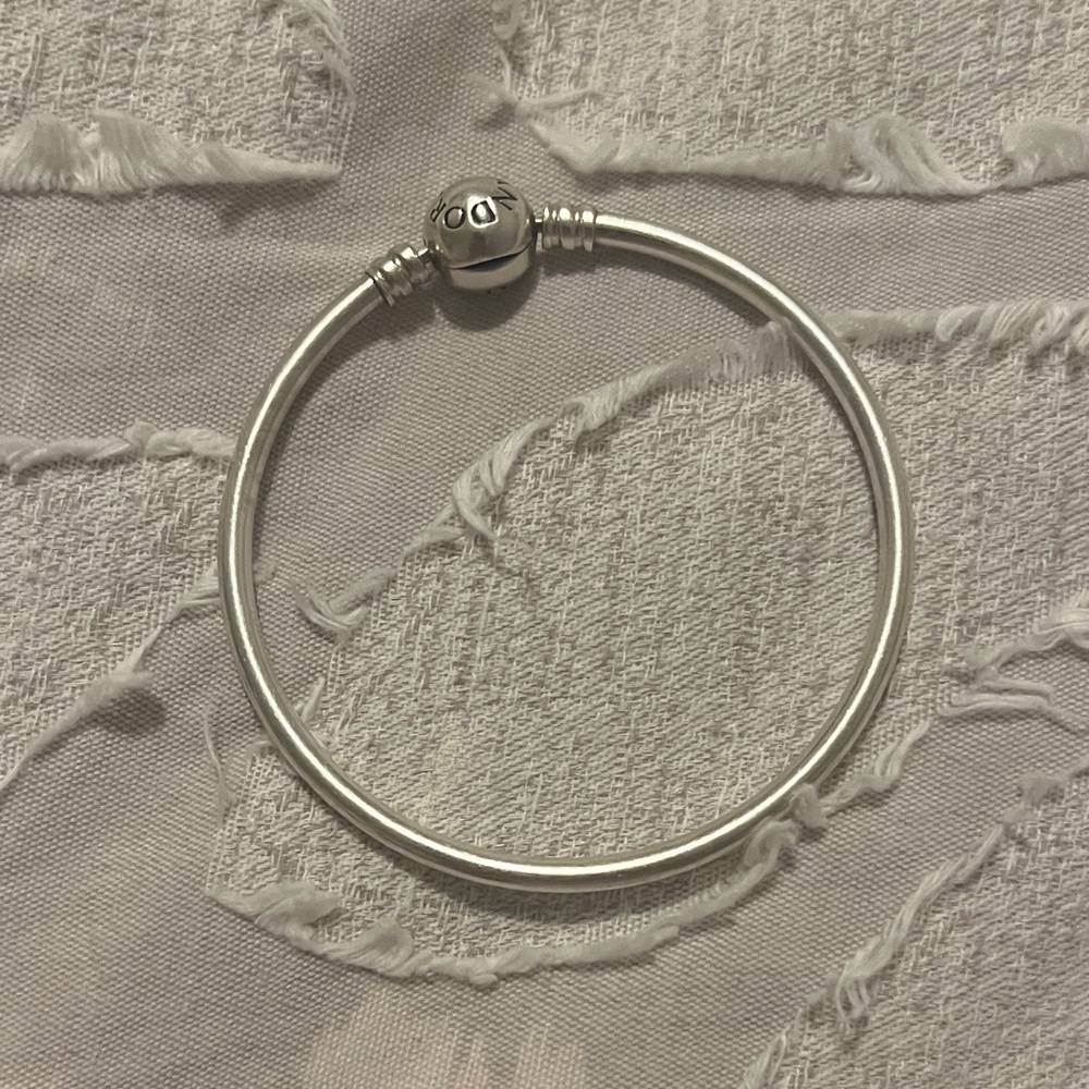 Pandora Sterling Silver Bangle Bracelet - Silver
